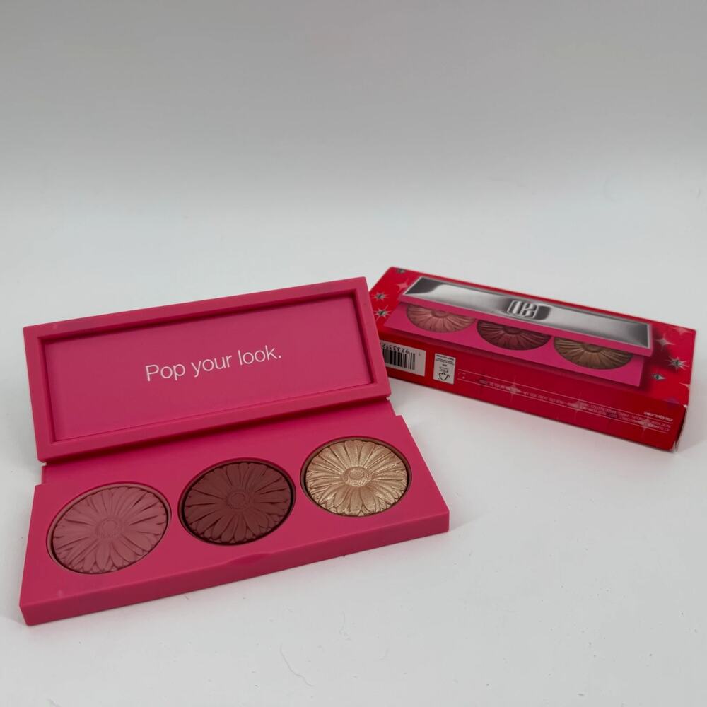 Clinique Glow to Go Cheek Palette Blush Heather Pop Black Honey Pop Gold Ltd Ed